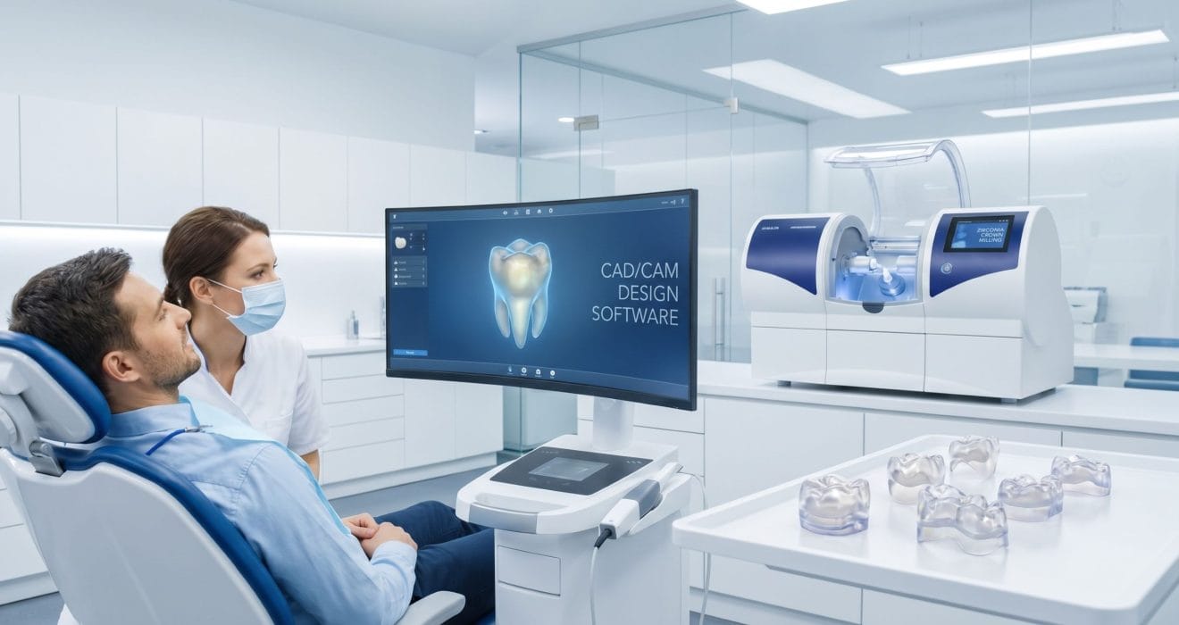 High-Strength 3D Zirconia Crowns