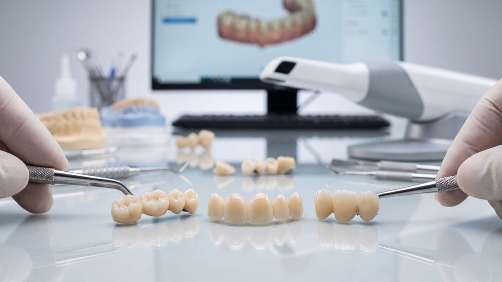 High-strength zirconia crowns
